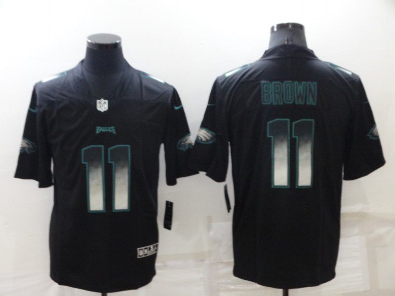 Men Philadelphia Eagles #11 Brown Black 2022 Nike Smoke Fashion Limited NFL Jersey->philadelphia eagles->NFL Jersey